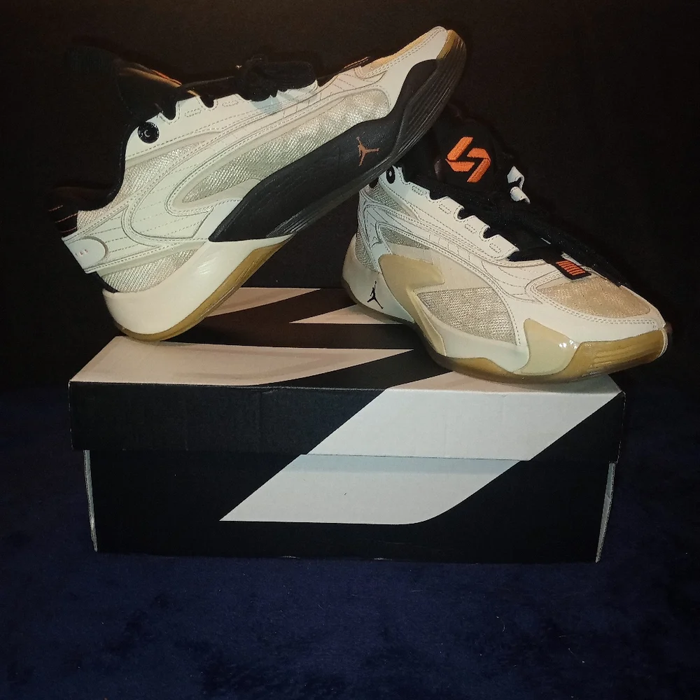 NWB Air Jordan Luka 2 Coconut milk Fossil Black Men size 8 Women's 9.5 - Picture 11 of 13